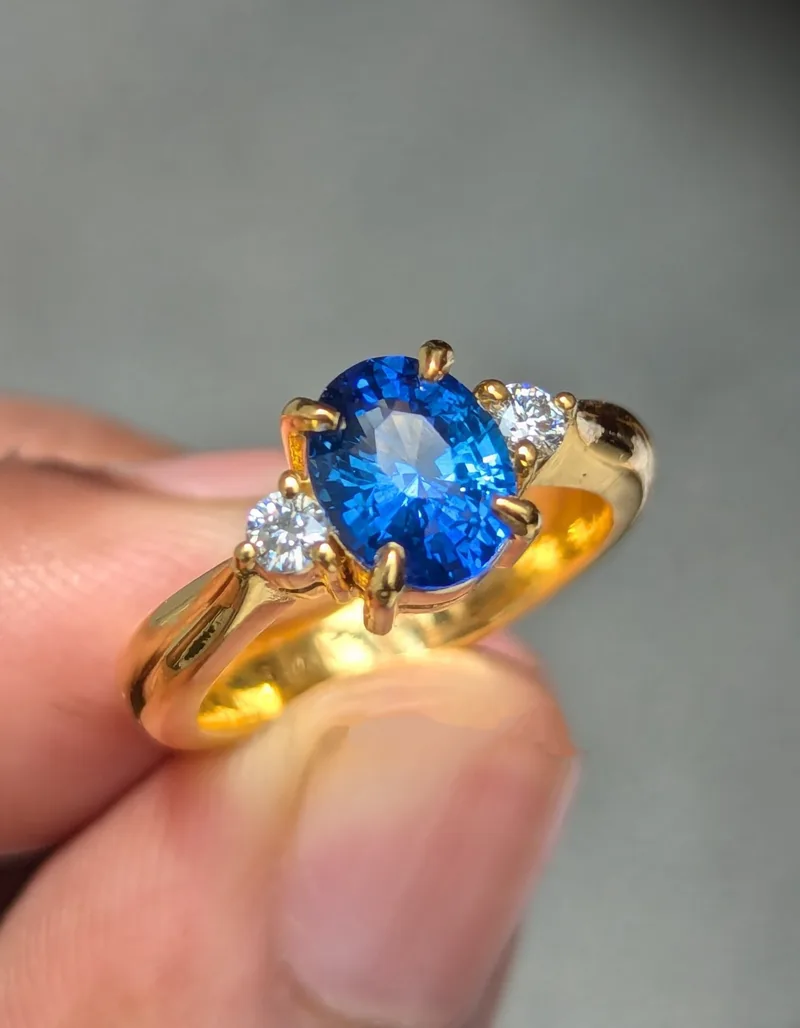 Trilogy Ring sapphire ring style