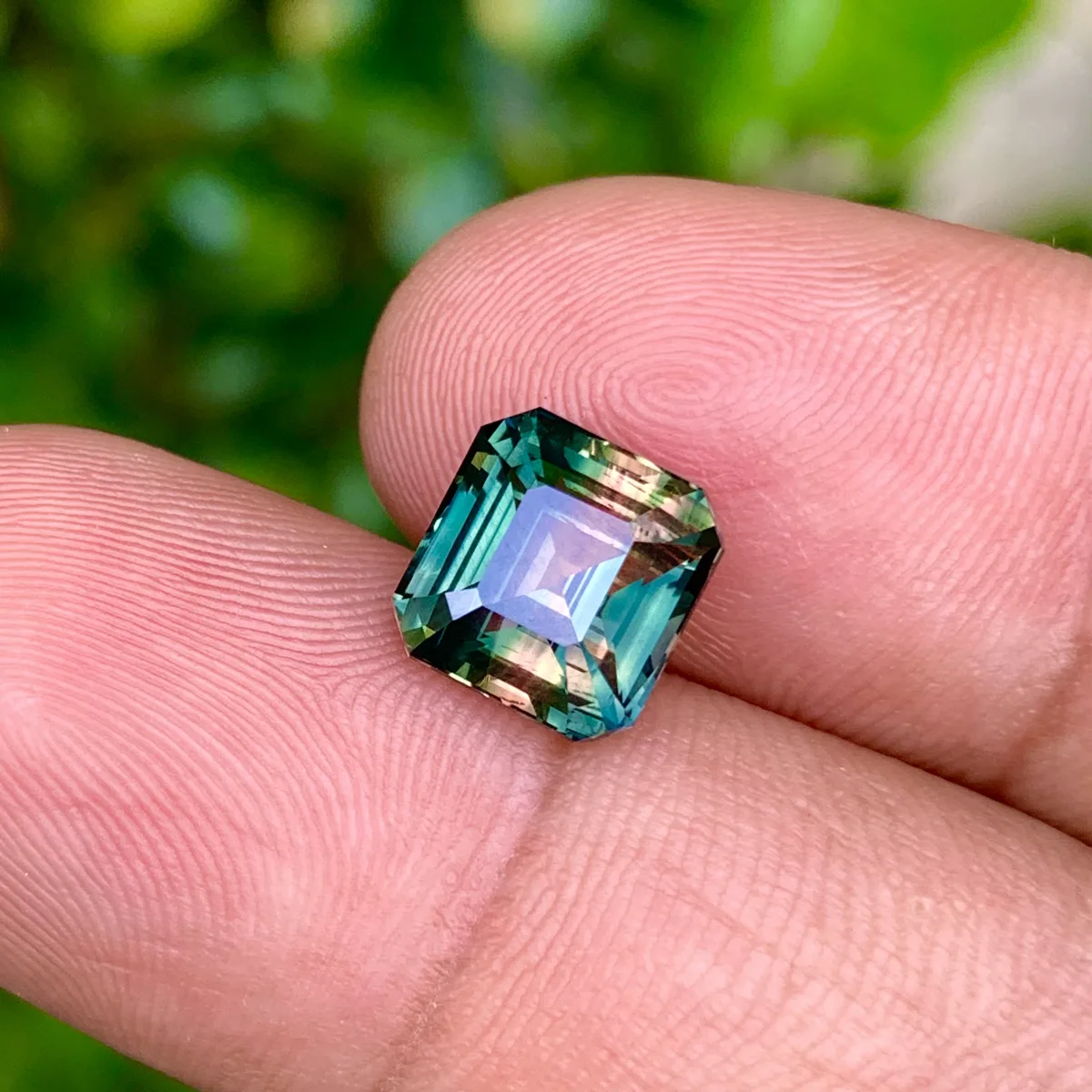 Parti Sapphire — natural earth-mined gemstone