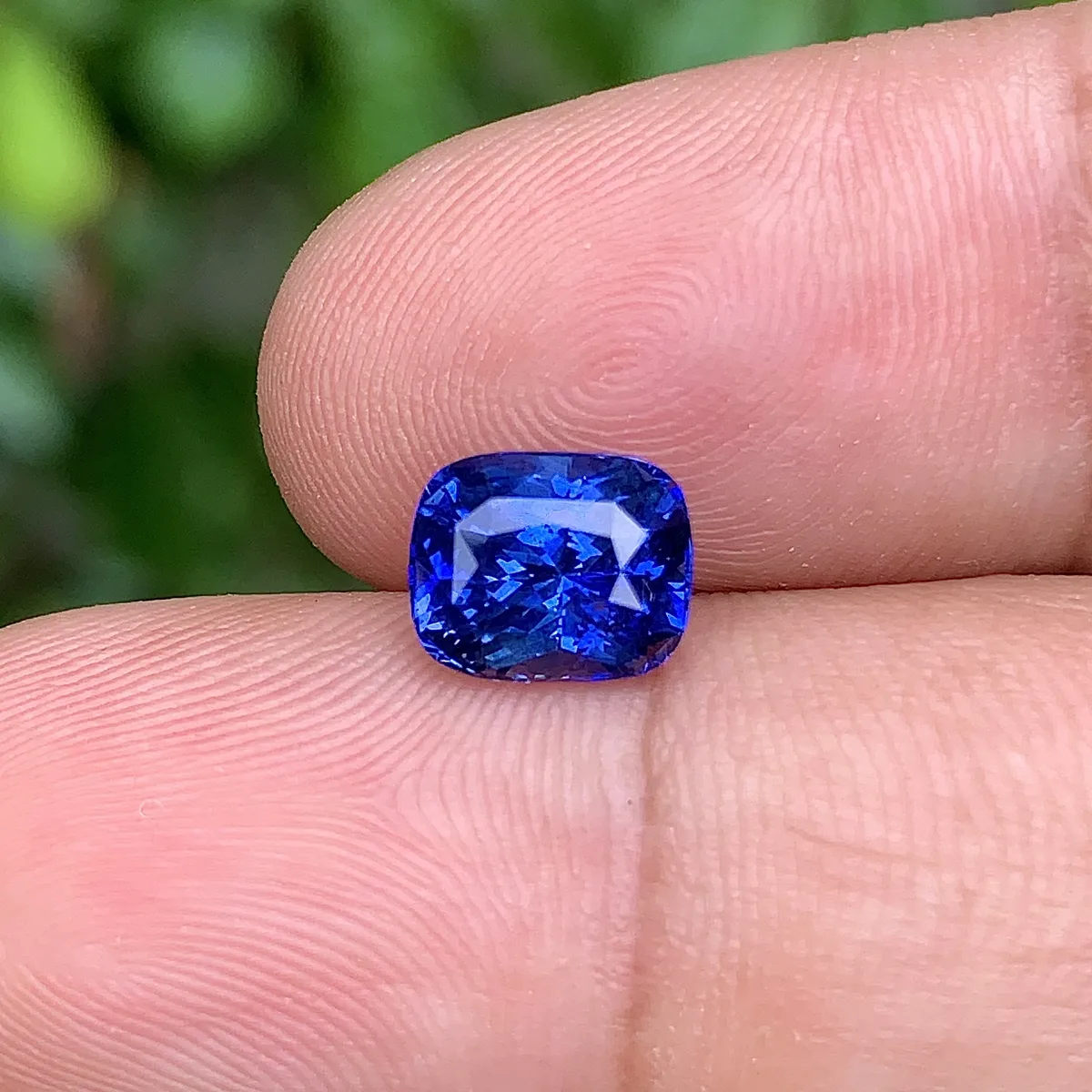 Blue Sapphire — natural earth-mined gemstone